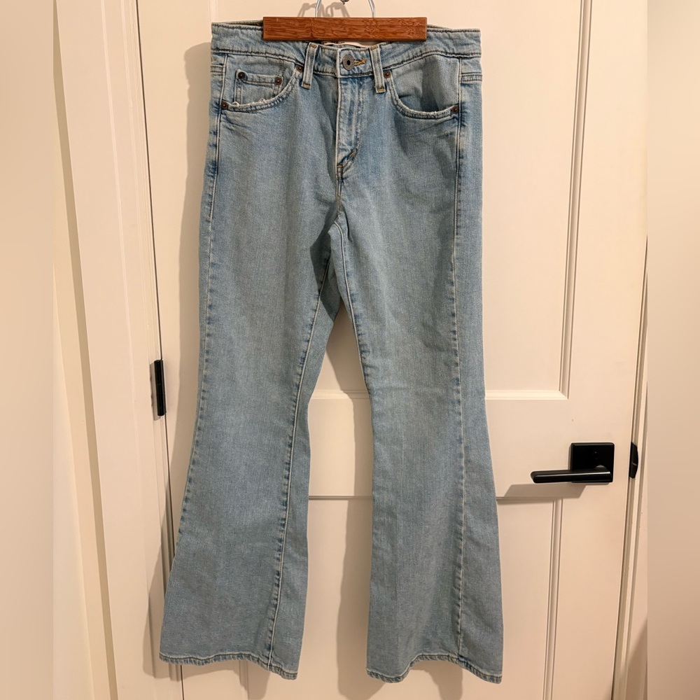Levi's Light Blue Flare Jeans